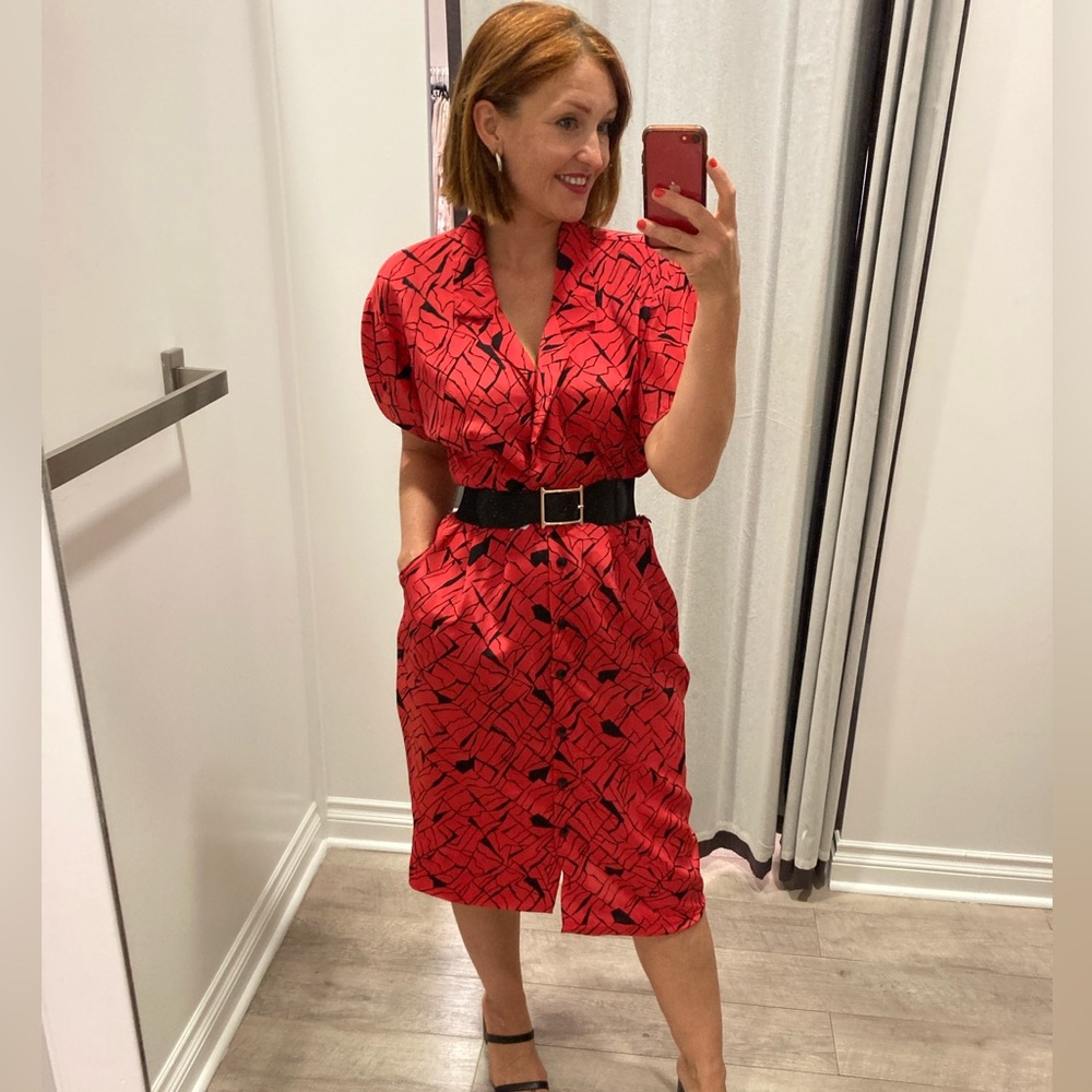 Red dress